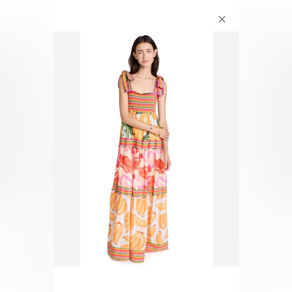 FARM Rio Multicolor Fruit Print Kids Dress